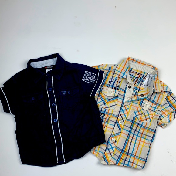 Guess Baby Boy Button Down Casual Shirts 2M - Picture 1 of 6